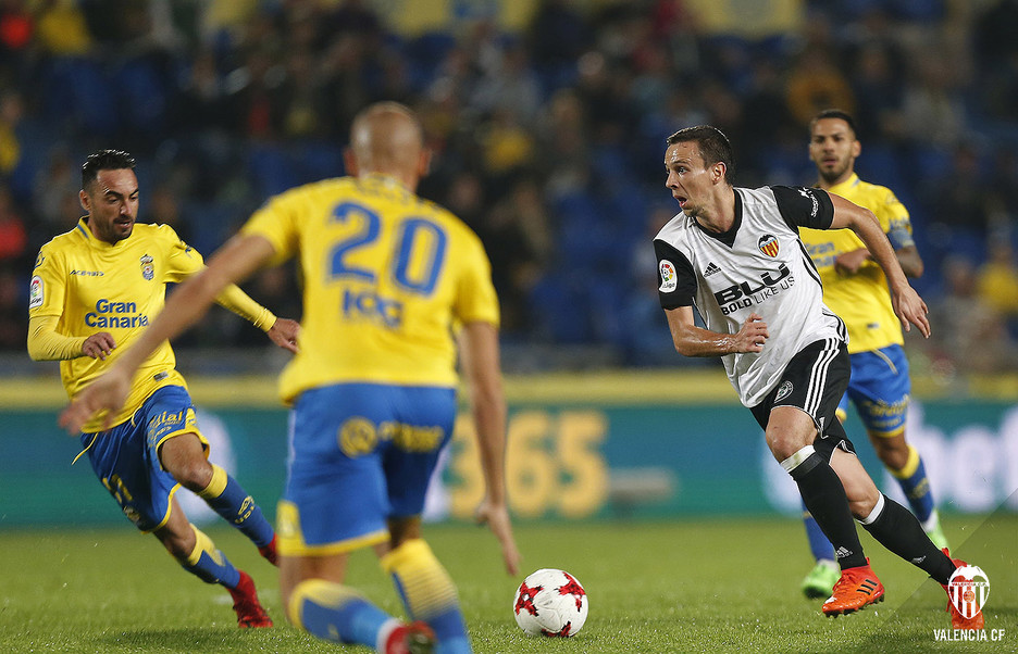 Le Valencia CF aura du batailler pour ramener le match nul de Las Palmas