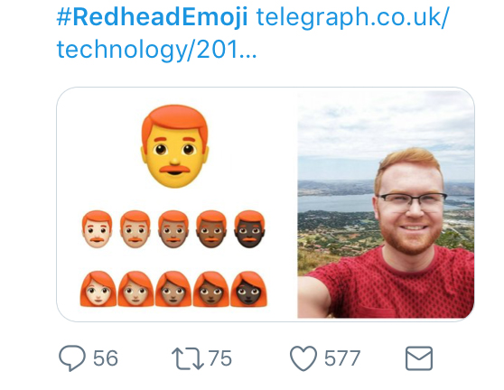 Les roux vont enfin avoir leurs emojis