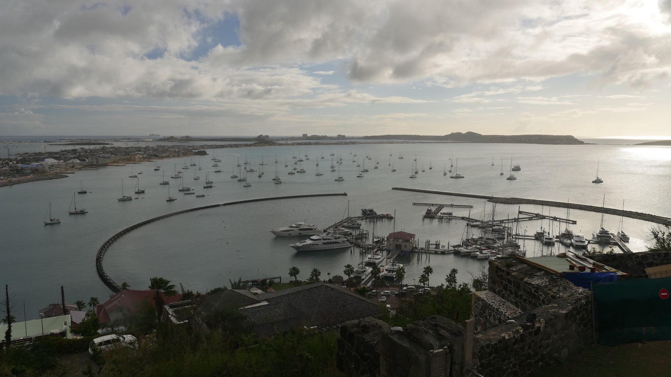 L'espoir dans les voiles arrivée à Saint Martin