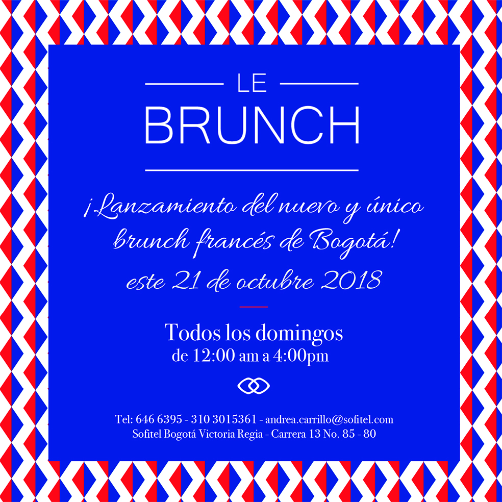 Brunch français Bogota Sofitel 