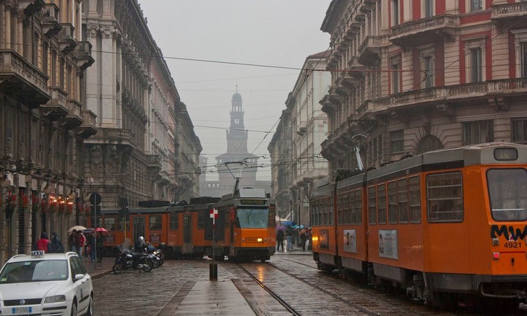 Milan pluie Flickr