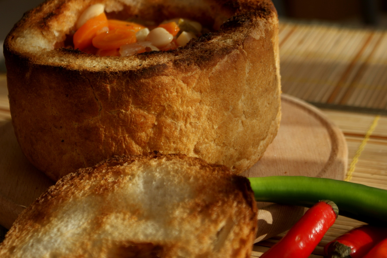 recette roumaine potage haricots blancs lardons fumés