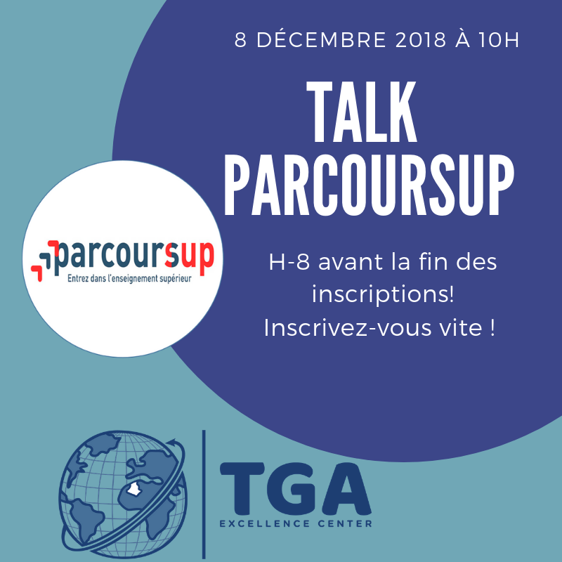 TGA Chéraga (Alger) : talk #Parcoursup 