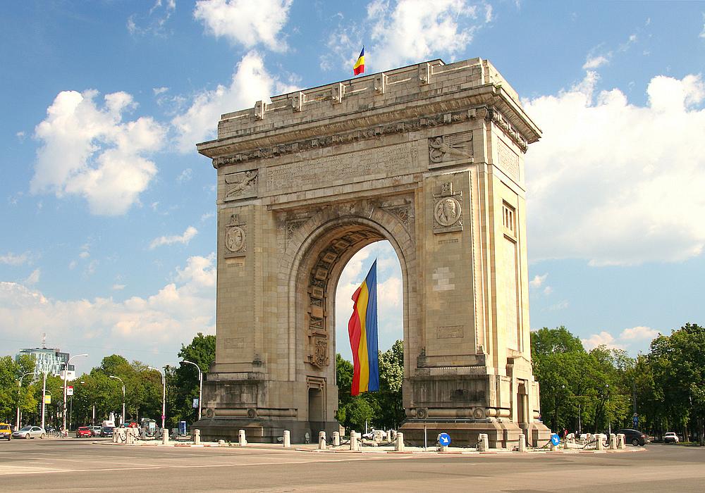 arc de triomphe de Bucarest ouvert 23 avril journée mondiale du livre roumanie