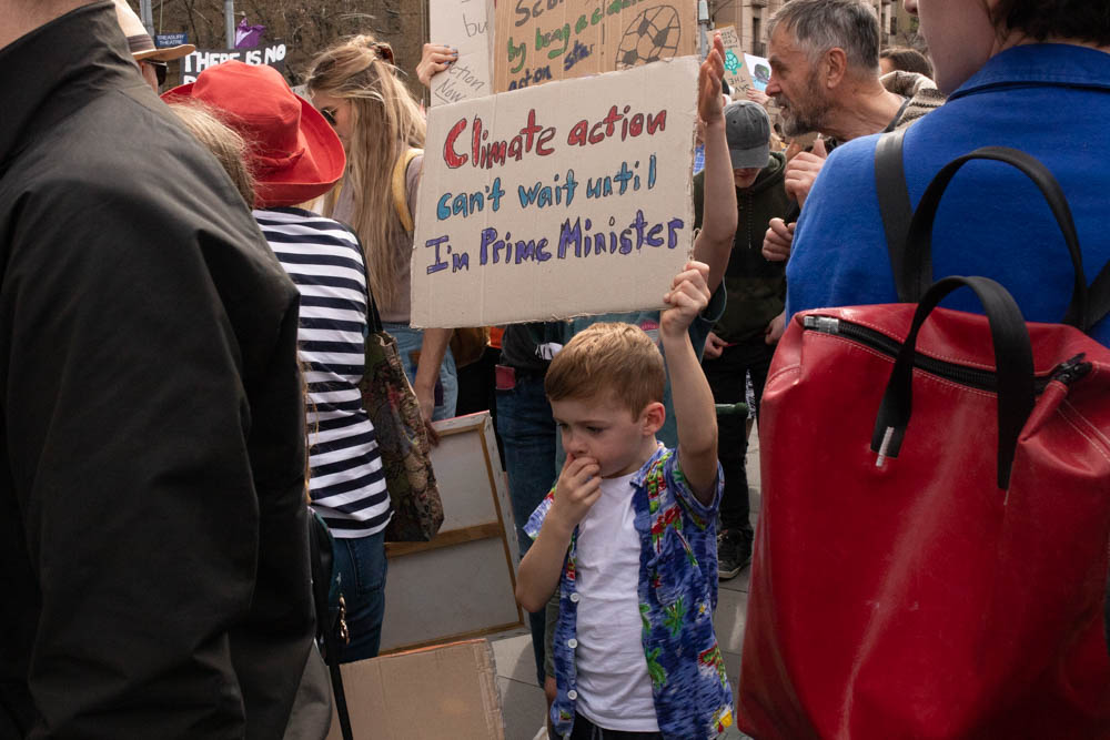 thunberg manifestation melbourne australie