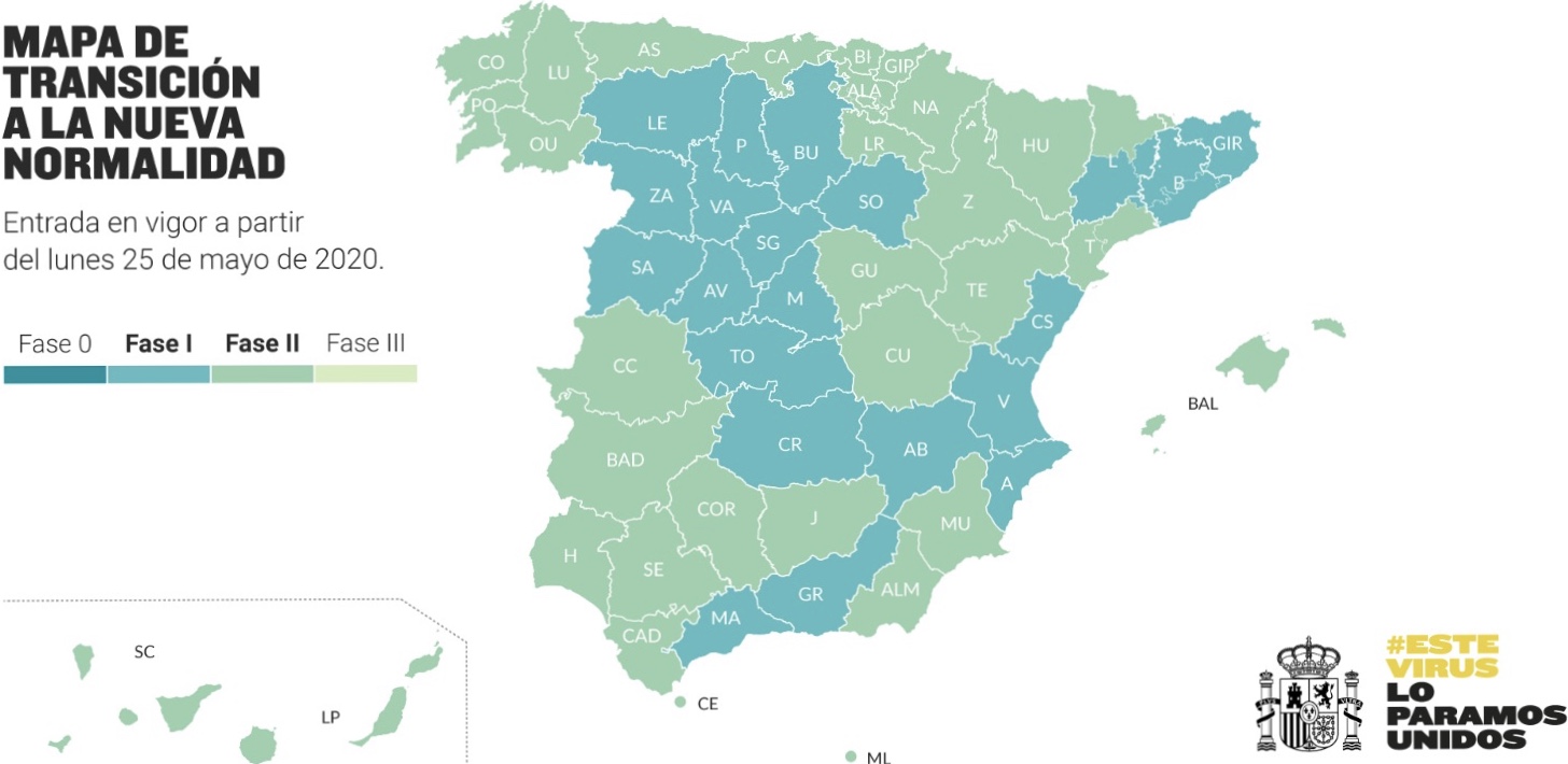 Fase 2 Granada Malaga Junta Andalucia COVID-19