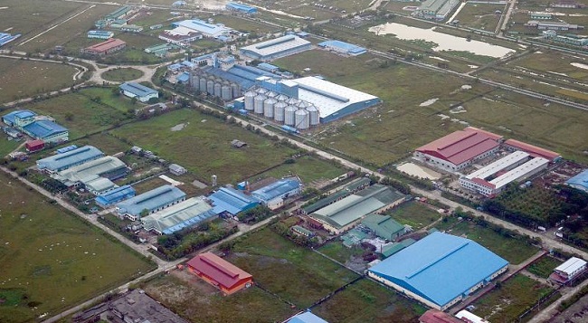 zone industrielle Mingaladon Yangon