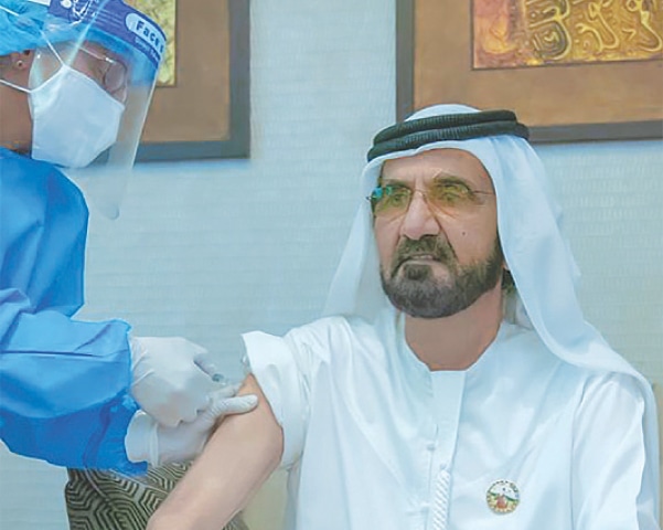 Cheikh Mohammed bin Rashid a reçu le vaccin COVID-19