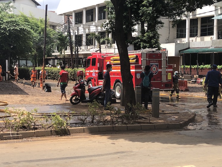 inondation Jakarta indonesie