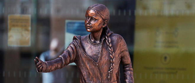 Statue Greta Thunberg Angleterre