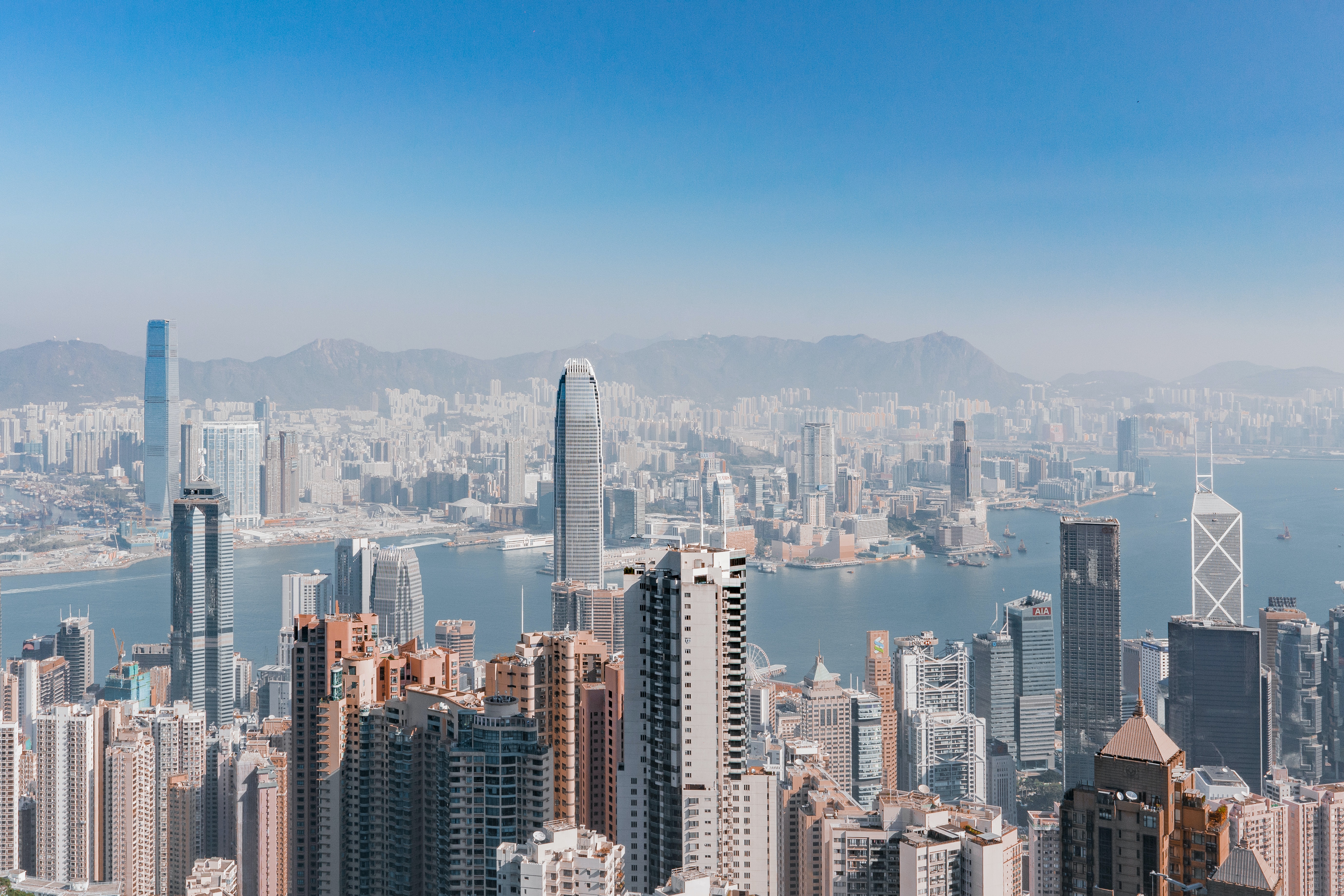 panorama immeubles Hong Kong