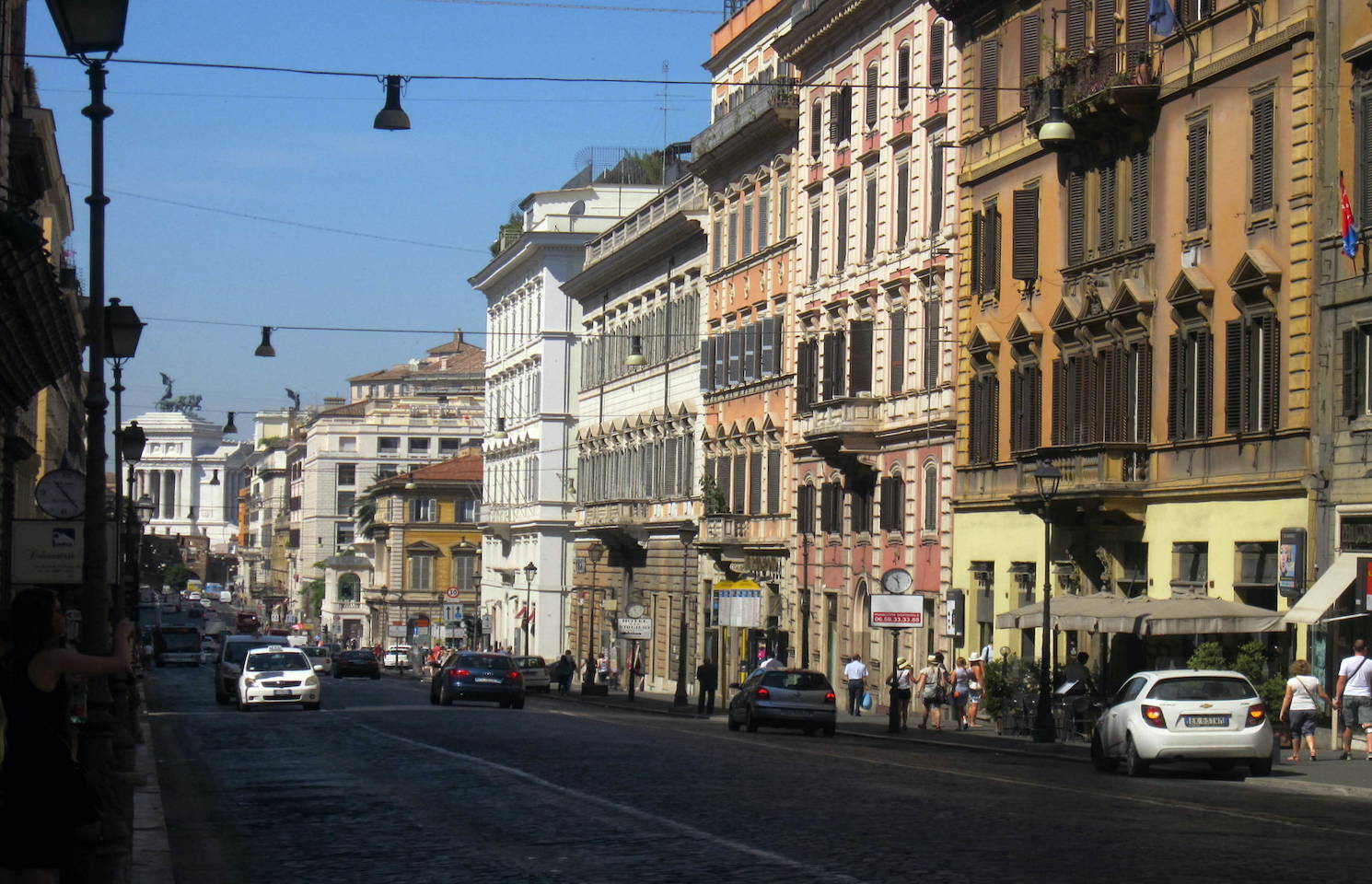 la rue de la via Nazionale à Rome