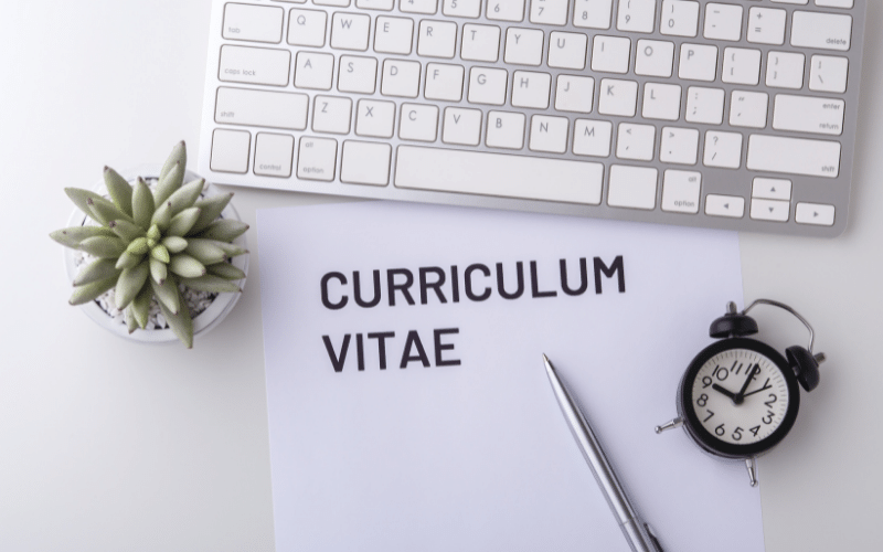 écrire son CV