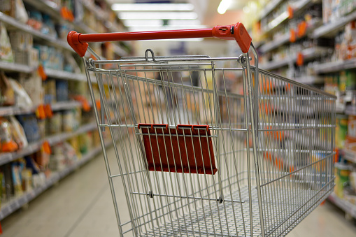 Un cadis dans un supermarché en Turquie