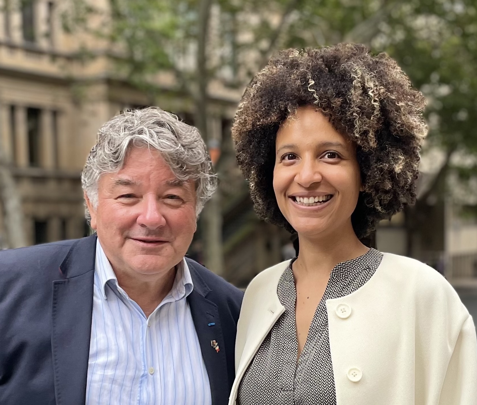 Serge Thomann et Priscilla Koukoui