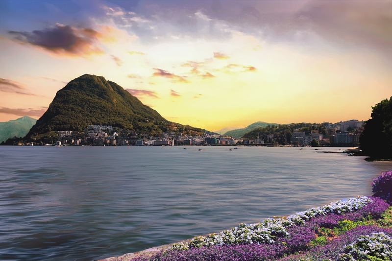 vue baie de Lugano 