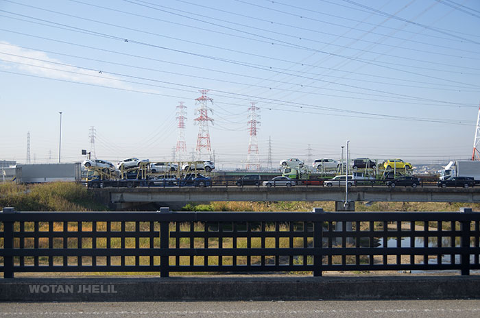 paysages de routes au Japon