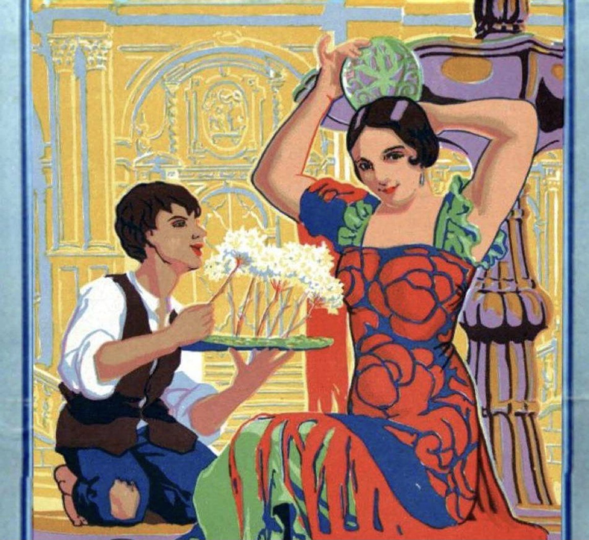 Affiche Feria de Malaga 1926