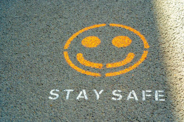 Smiley stay safe