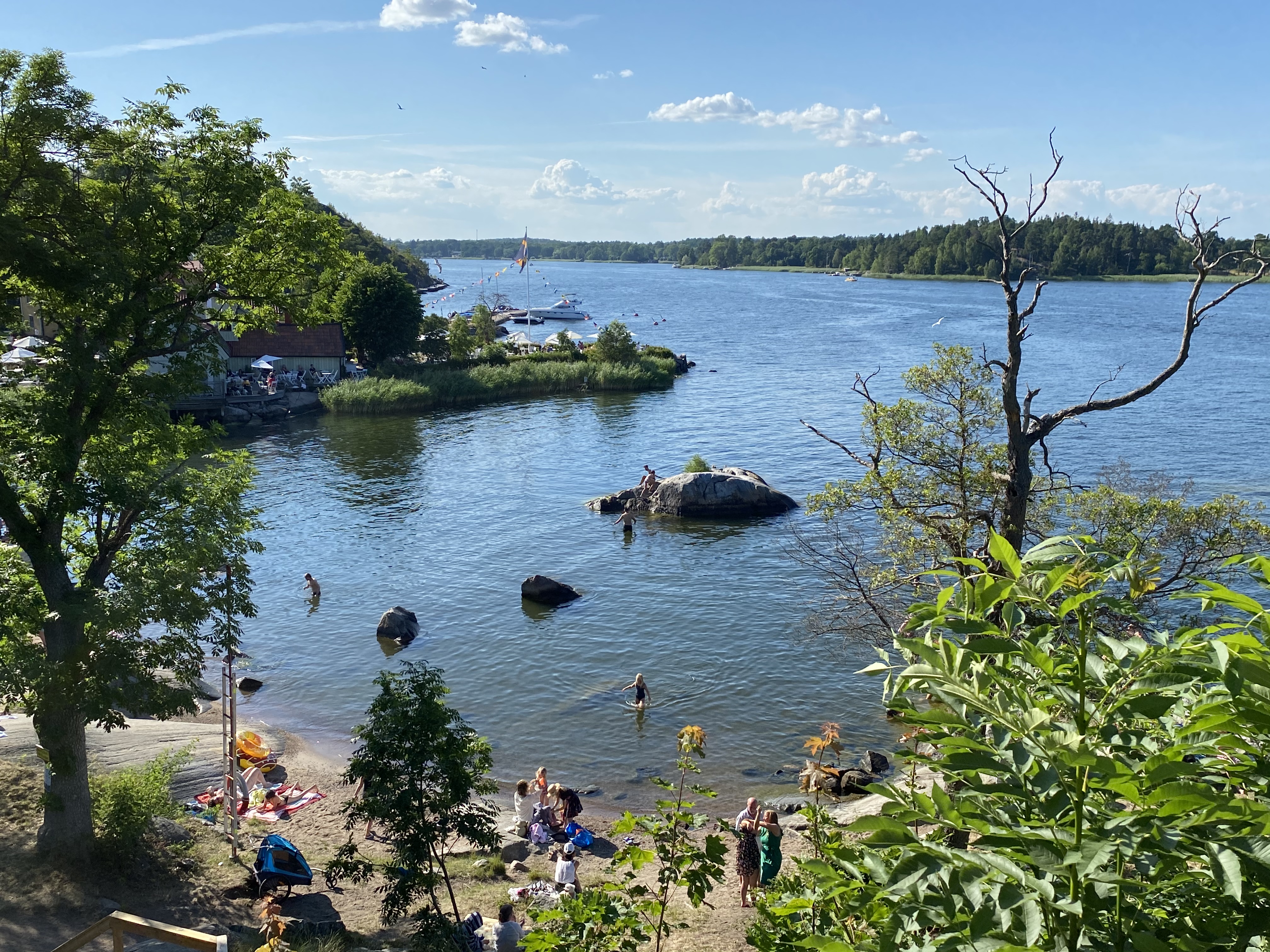 Vaxholm, dans l'archipel de Stockholm le week-end