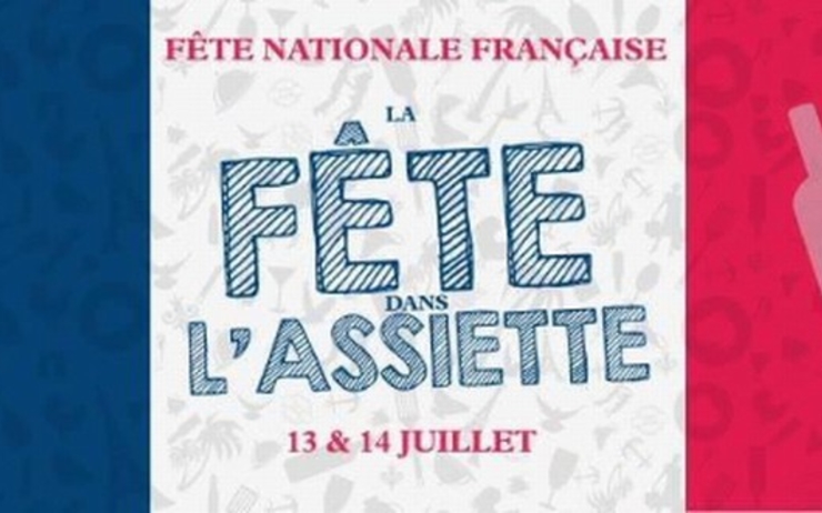 bannière fête dnasl 'assiette