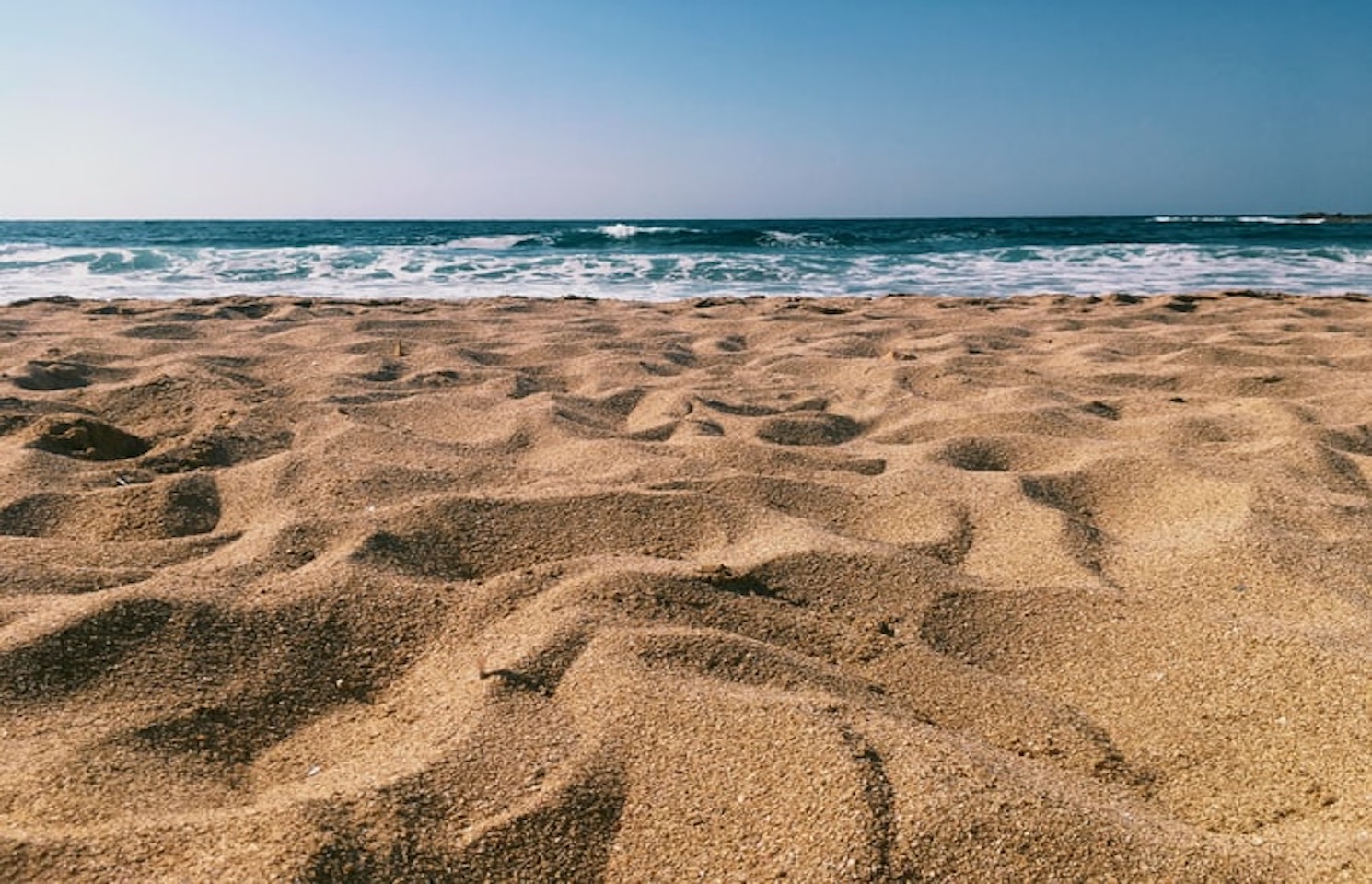 photo prise sur une plage italienne