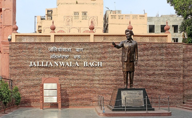 Le memorial de Jallianwala Bagh à Amritsar