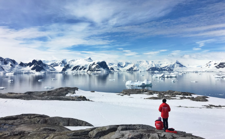 Paysage d'Antarctique