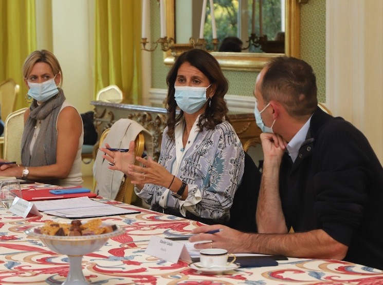 Rafaèle Tordjman en conférence avec les entrepreneurs français à Londres