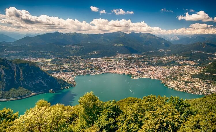 Côme vue sur le lac