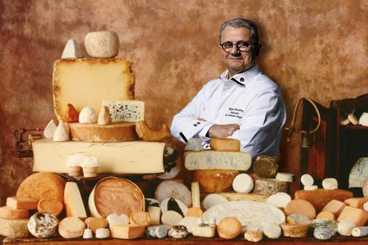 Academy of cheese Roland Barthélemy donne des recettes en ligne