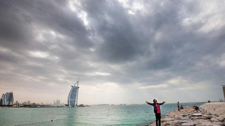 La pluie à Dubaï