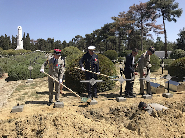 çanakkale Turquie soldats français