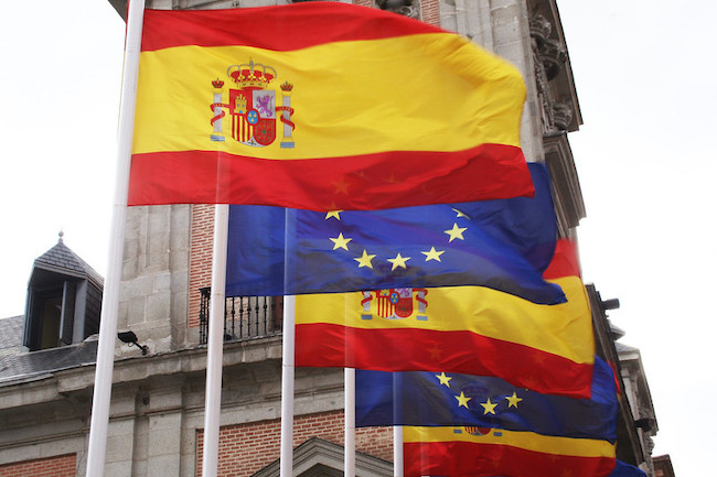 drapeau espagne et UE :flickr