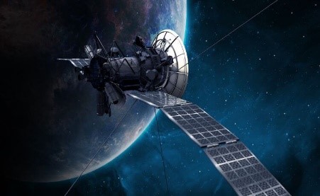 satellite dans l'espace