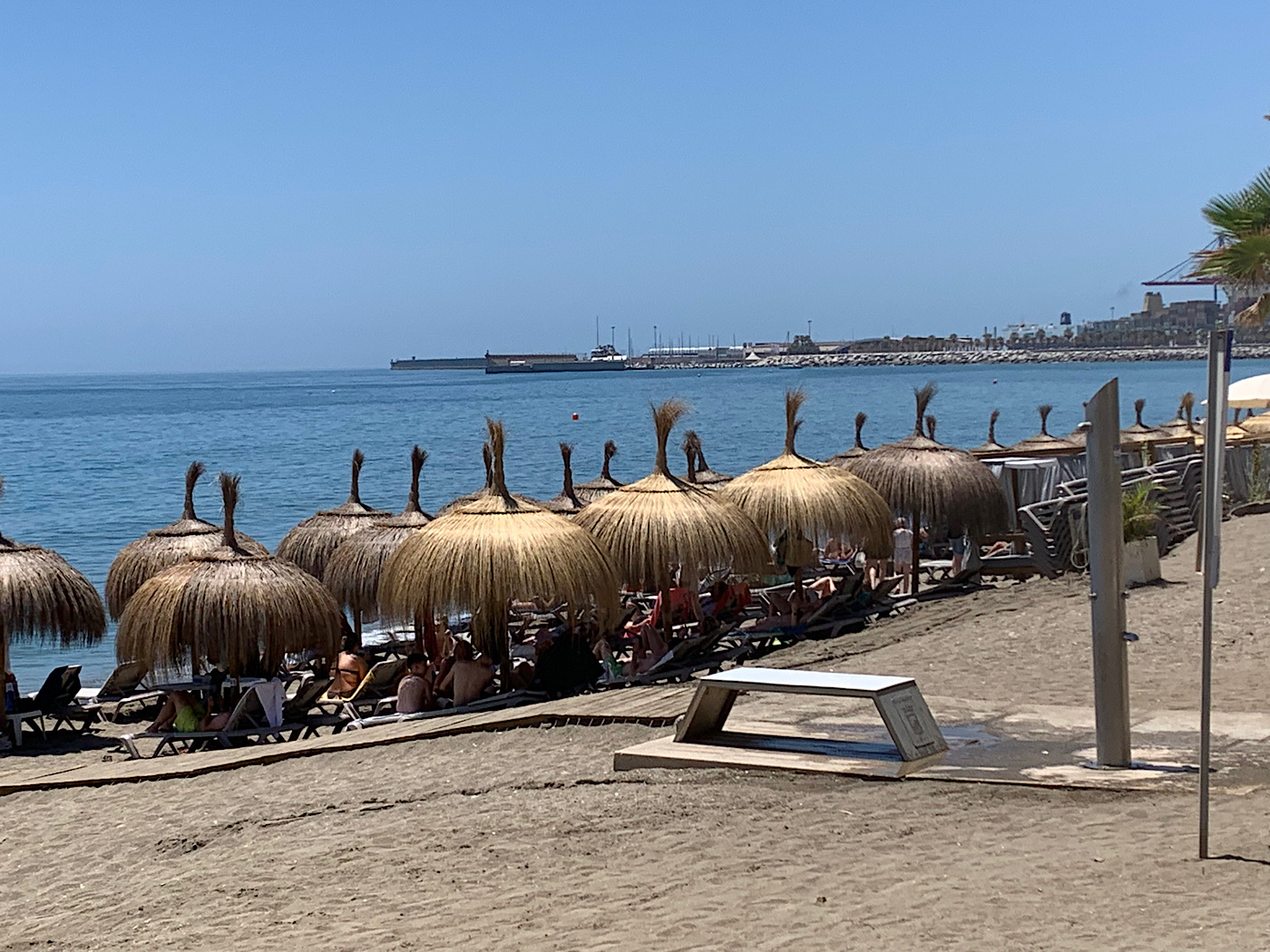 Plage La Malagueta, paseo marítimo