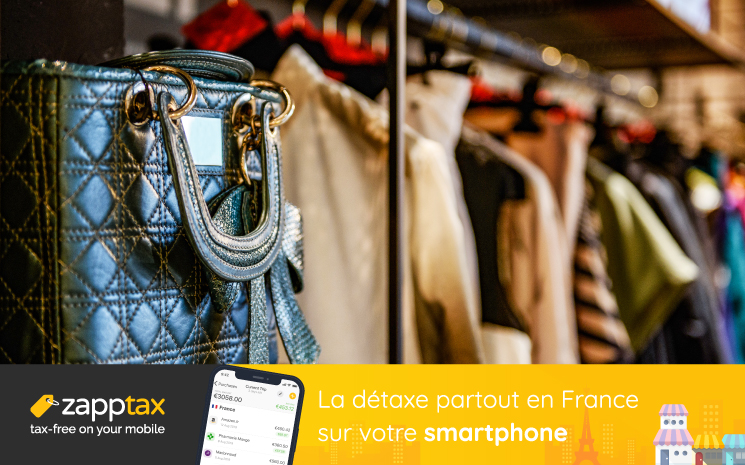 Boutique de vetements avec logo Zapptax