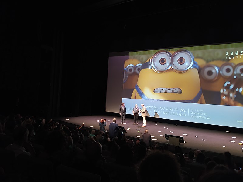 Cérémonie d'ouverture Annecy 2022 avec la projection du film Les Minions