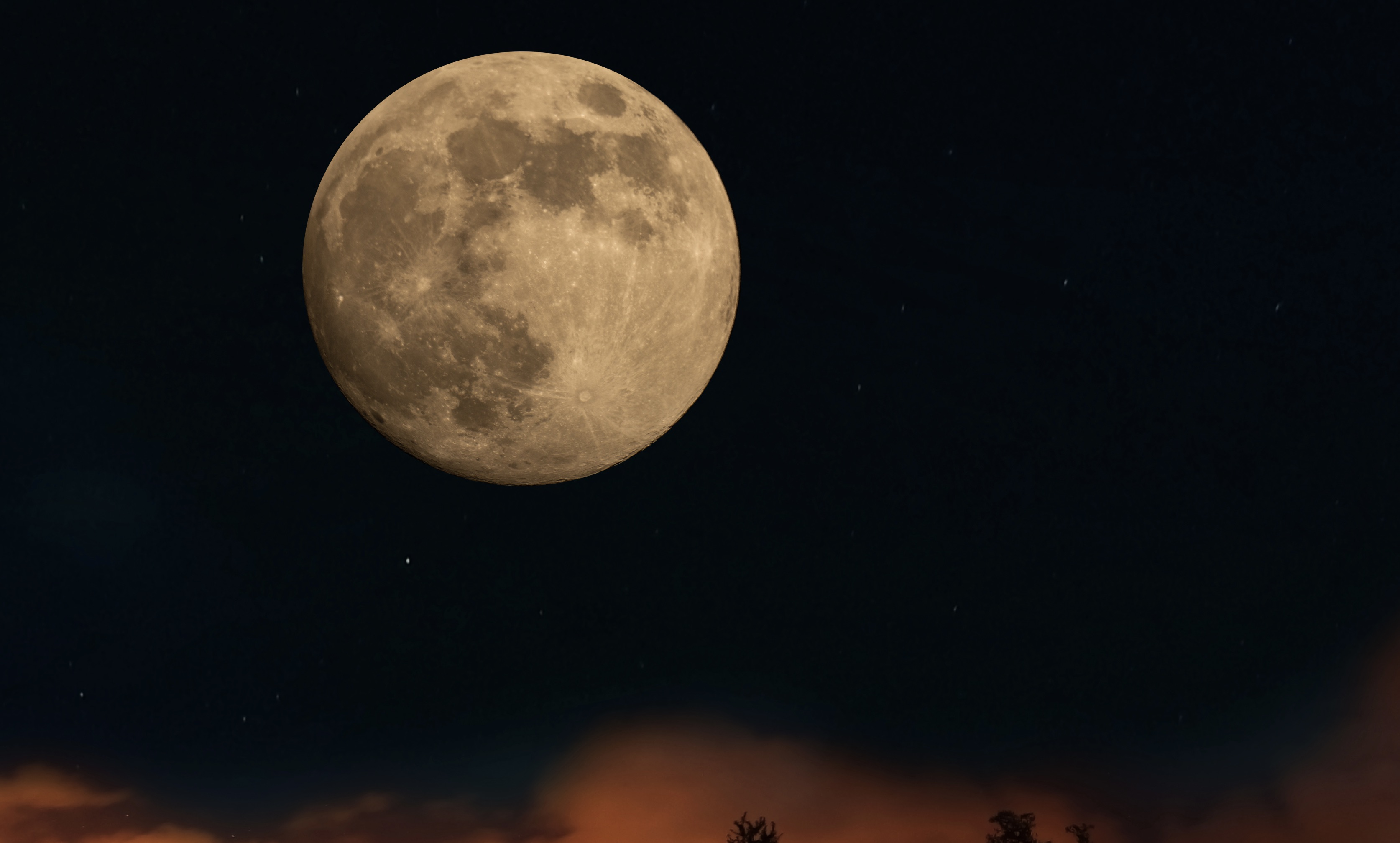 Photo d'une Super Lune