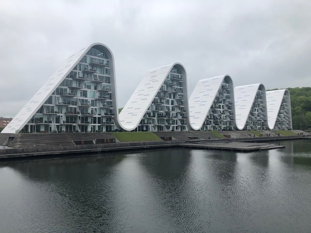 la ville de Vejle dans le Jutland d'où est partie la 3e étape du Tour de France au Danemark.