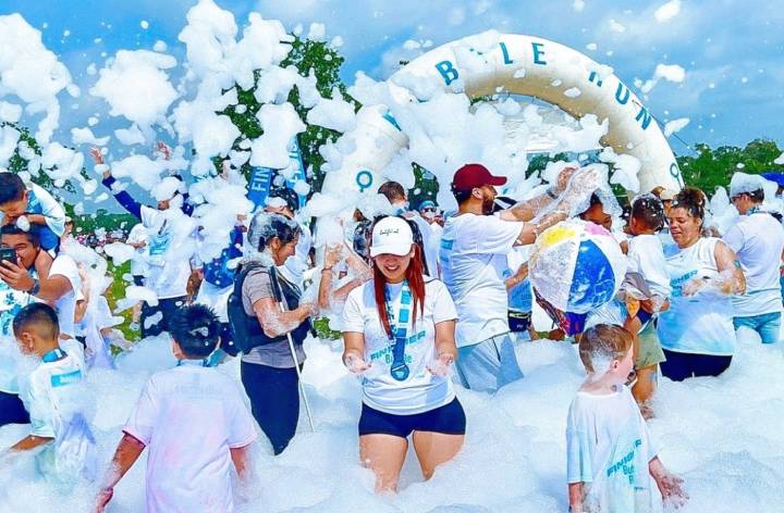 bubble run Floride