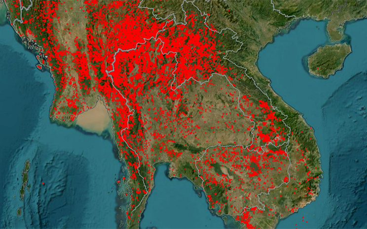 2023-03-29-carte-nasa-feux-nord-Thailande-
