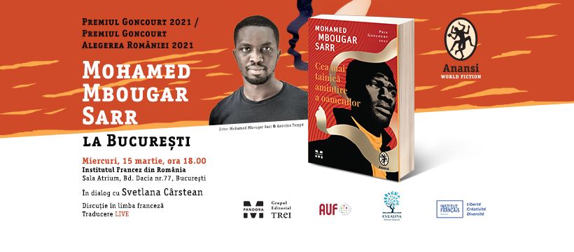 Mohamed Mbougar Sarr, lauréat du prix Goncourt 2021, est à Bucarest