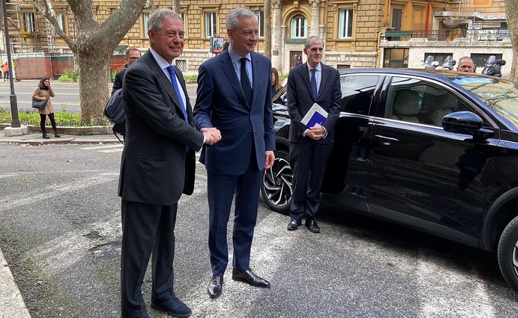 Bruno Le Maire et ministre Urso italie