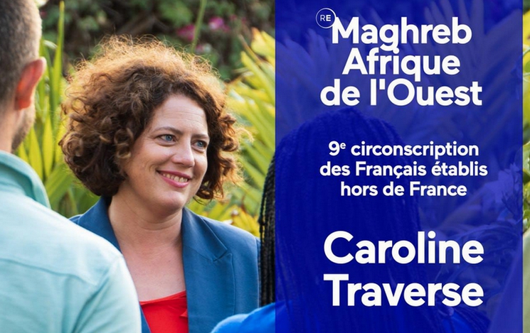 CAROLINE TRAVERSE CANDIDATE ELECTIONS LEGISLATIVES 9E CIRCONSCRIPTION