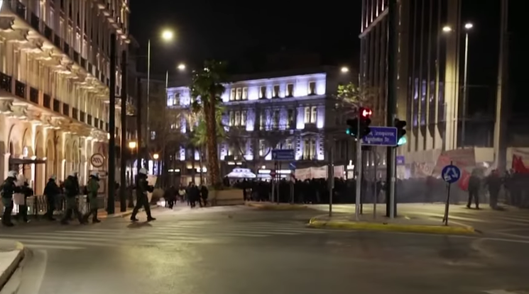 Manifestation à Athènes