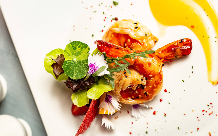 Plat du restaurant francais Le Crystal a Chiang Mai