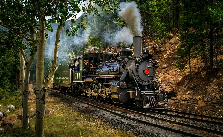 locomotive à vapeur en lombardie