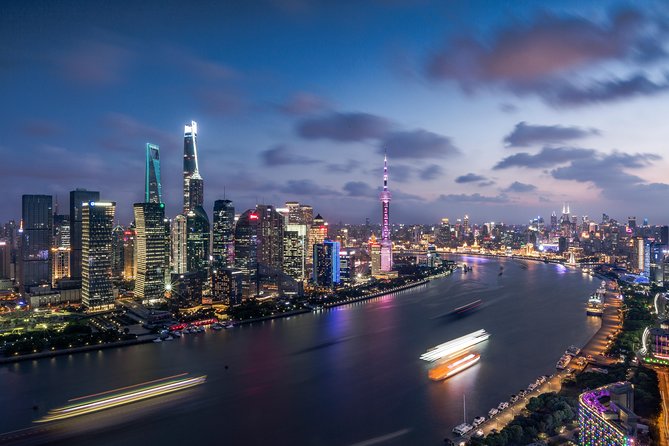 vue de Shanghai de nuit