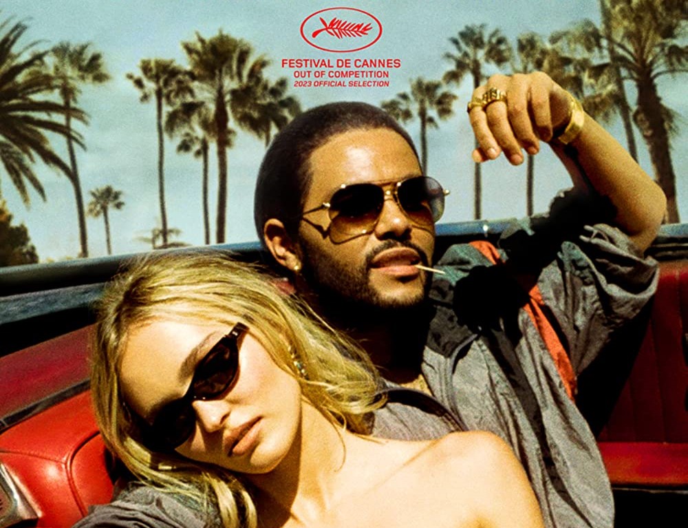 Affiche de la série The Idol avec The Weeknd et Lily Rose Depp